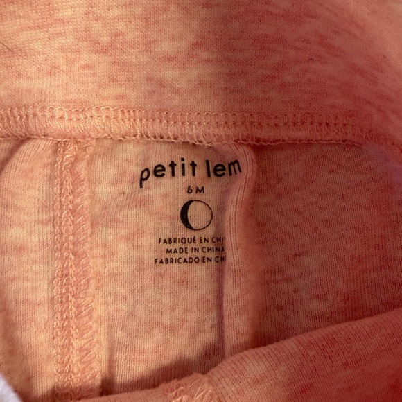 Petit Lem - Pink Baby Leggings/pants with fold down waistband - Picture 2 of 2